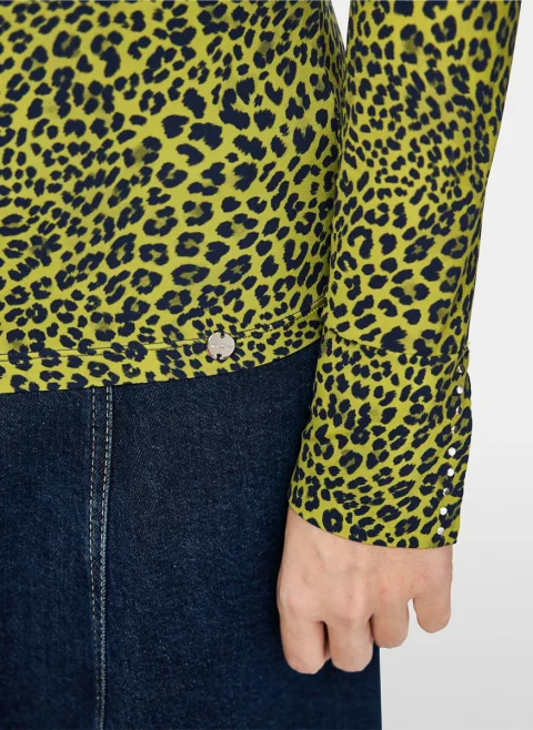 Блуза с 'leopard' принт Marc Cain Collections — снимка 5
