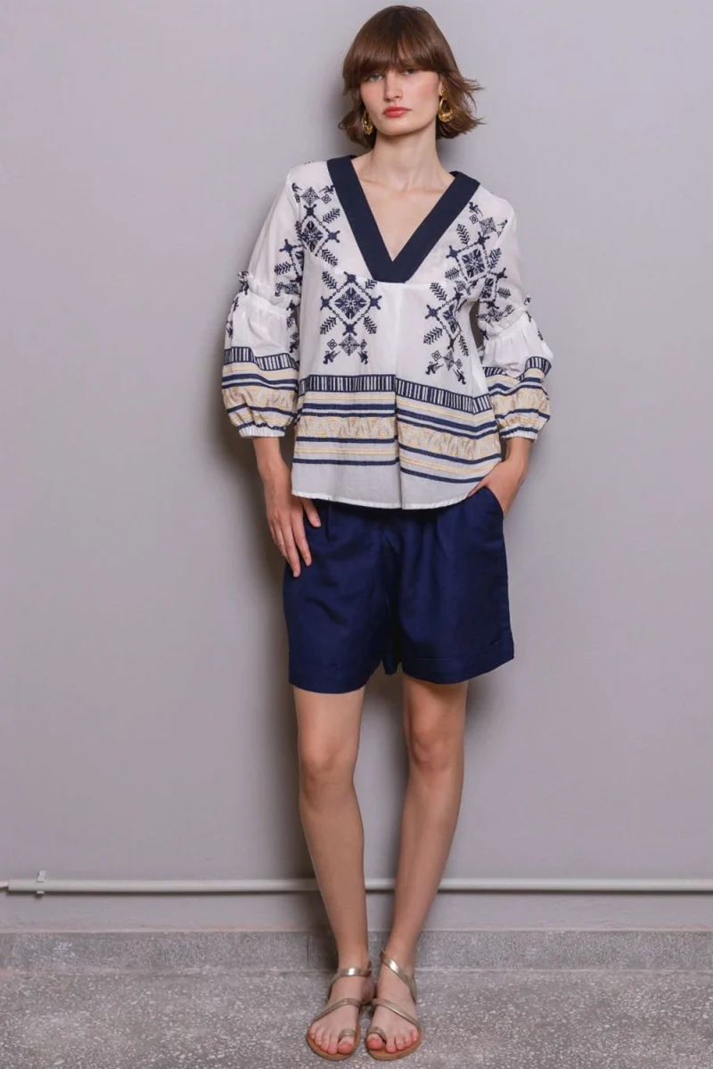Блуза Sora Top CAPF9WA23EMC white — снимка 2