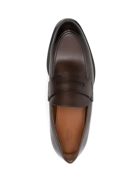 Обувки 'Penny loafers' Zegna — снимка 3