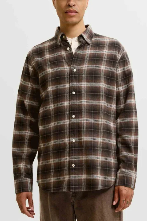 Риза Jjefield Check 12298946 C-N10 black