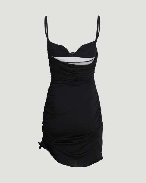 Panelled Dress in Black — снимка 2