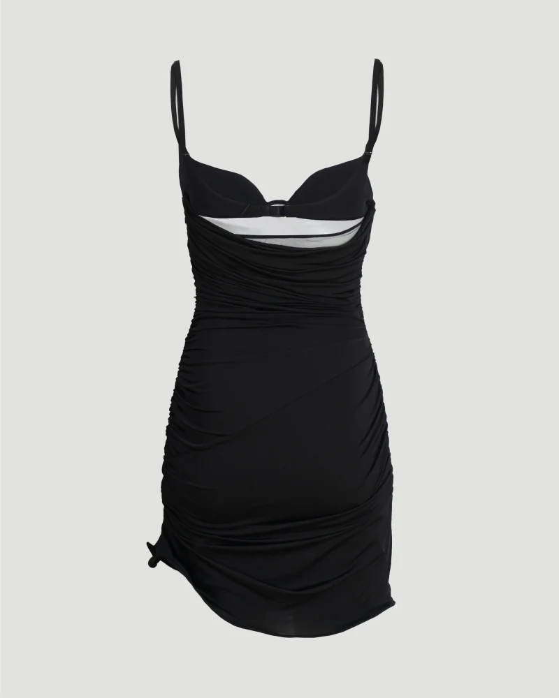 Panelled Dress in Black — снимка 2