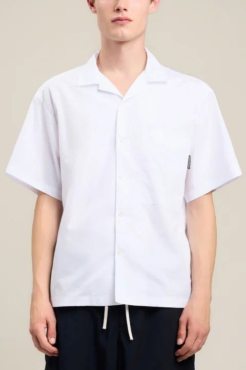 Риза B Curved Logo Bowling PMGG00AS26FAB001 0310-off white black — снимка 2