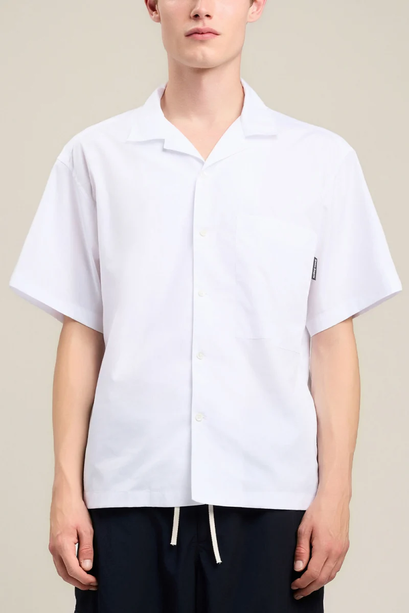 Риза B Curved Logo Bowling PMGG00AS26FAB001 0310-off white black — снимка 2