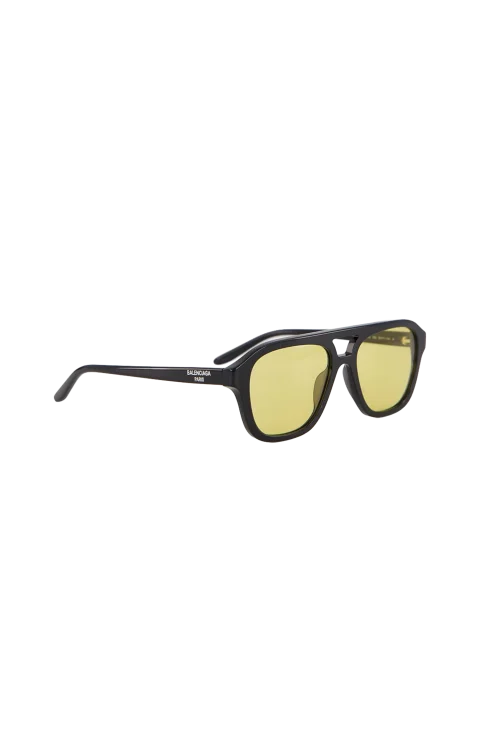 Black Daily Pilot Acetate Sunglasses — снимка 2