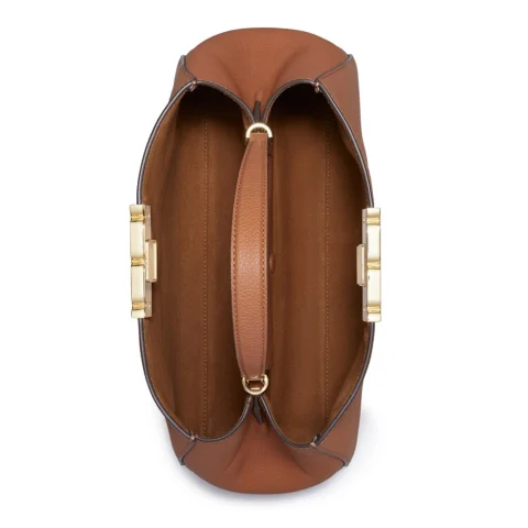 Дамска кафява чанта Eleanor TORY BURCH — снимка 8