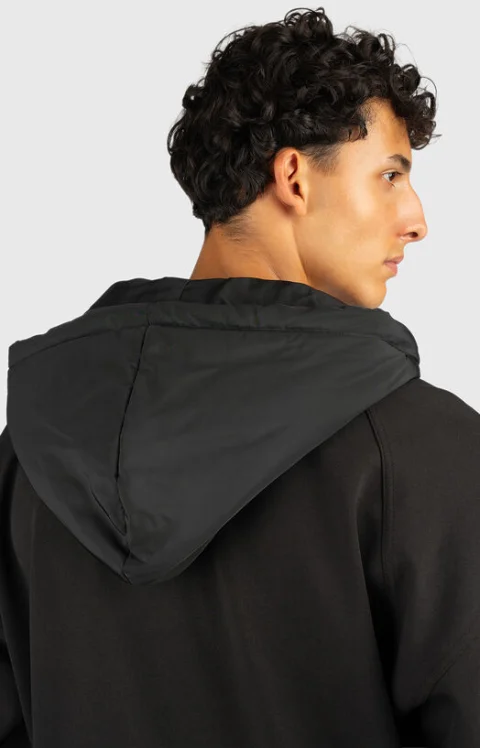Яке в черен цвят с предни джобове — снимка 3