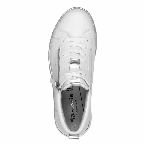 Дамски Сникърс TAMARIS – 1-23775-44-100 WHITE — снимка 5