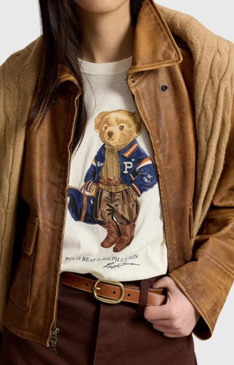 Тениска с Polo Bear принт — снимка 4