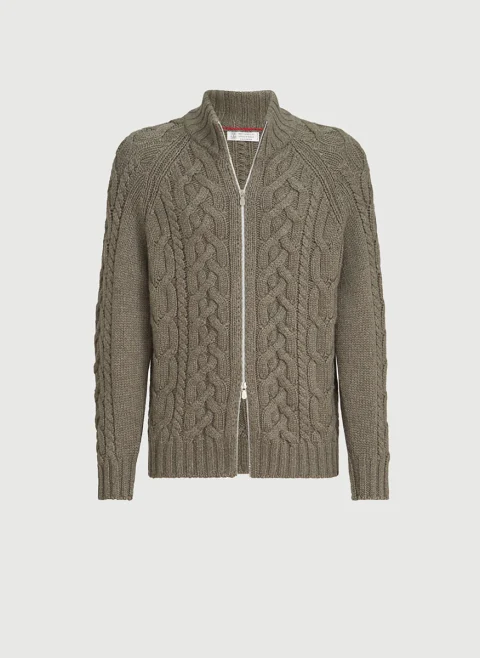 Жилетка от кашмир 'Feather yarn' Brunello Cucinelli — снимка 5