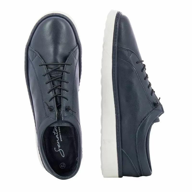 Мъжки Ежедневни SENATOR – M-6345 NAVY — снимка 5