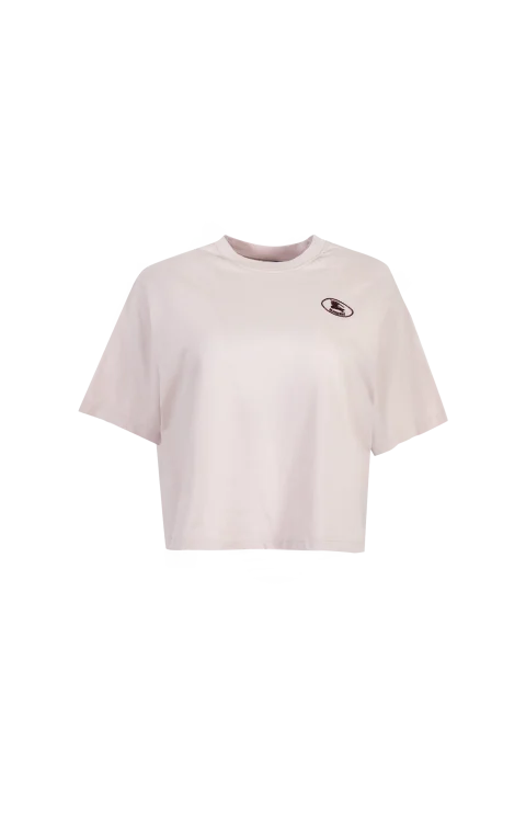 Cropped Cotton T-Shirt