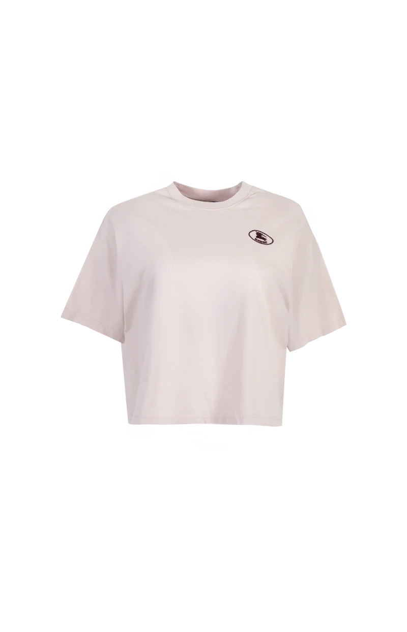 Cropped Cotton T-Shirt