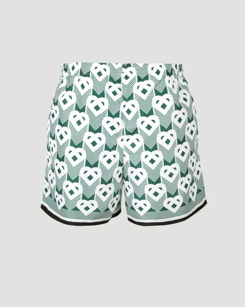 Heart Monogram Swim Shorts — снимка 3