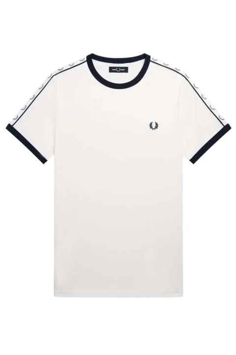 T-Shirt Taped Ringer M4620 129 snow white