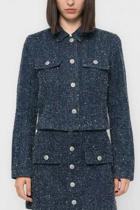 Сако Onlaman L/S Qyt 15358127 BS000042 dark blue denim — снимка 2