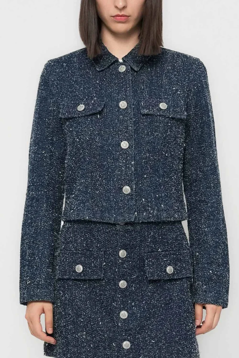 Сако Onlaman L/S Qyt 15358127 BS000042 dark blue denim — снимка 2