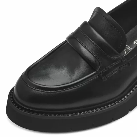 Дамски Лоуфър TAMARIS – 1-24727-43-003 BLACK LEATHER — снимка 4