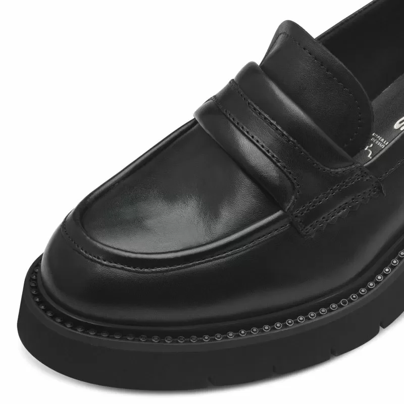 Дамски Лоуфър TAMARIS – 1-24727-43-003 BLACK LEATHER — снимка 4