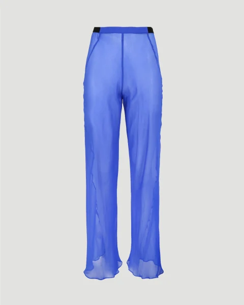 Silk Chiffon Bias Trouser