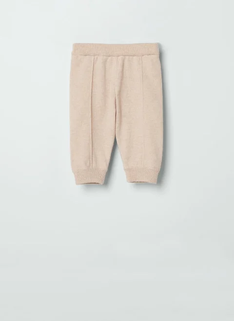 Панталон от фино плетиво Brunello Cucinelli Kids — снимка 3