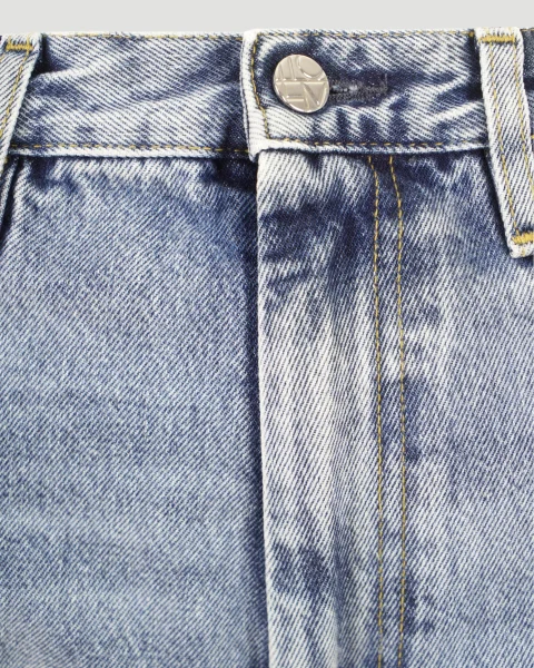 Twisted Seam Denim Worn Blue — снимка 2