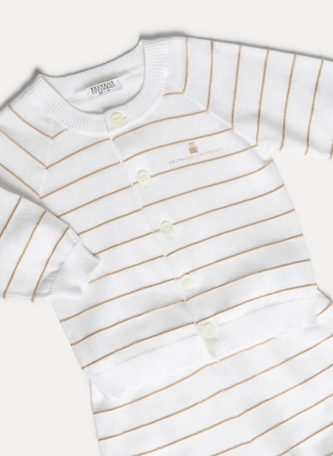 Комплект от фино плетиво 'Bernie' Brunello Cucinelli Kids — снимка 3