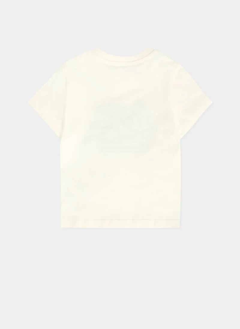 Тишърт с бродерия 'Pegasus' Etro Kids — снимка 2