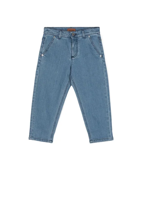 Деним с бродерия Missoni Kids