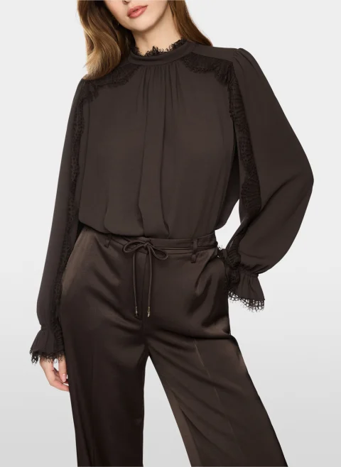 Блуза с дантела Marc Cain Collections