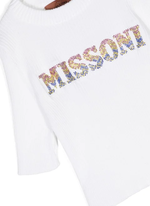 Рипсена блуза 'Crystal-Embellishment' Missoni — снимка 3