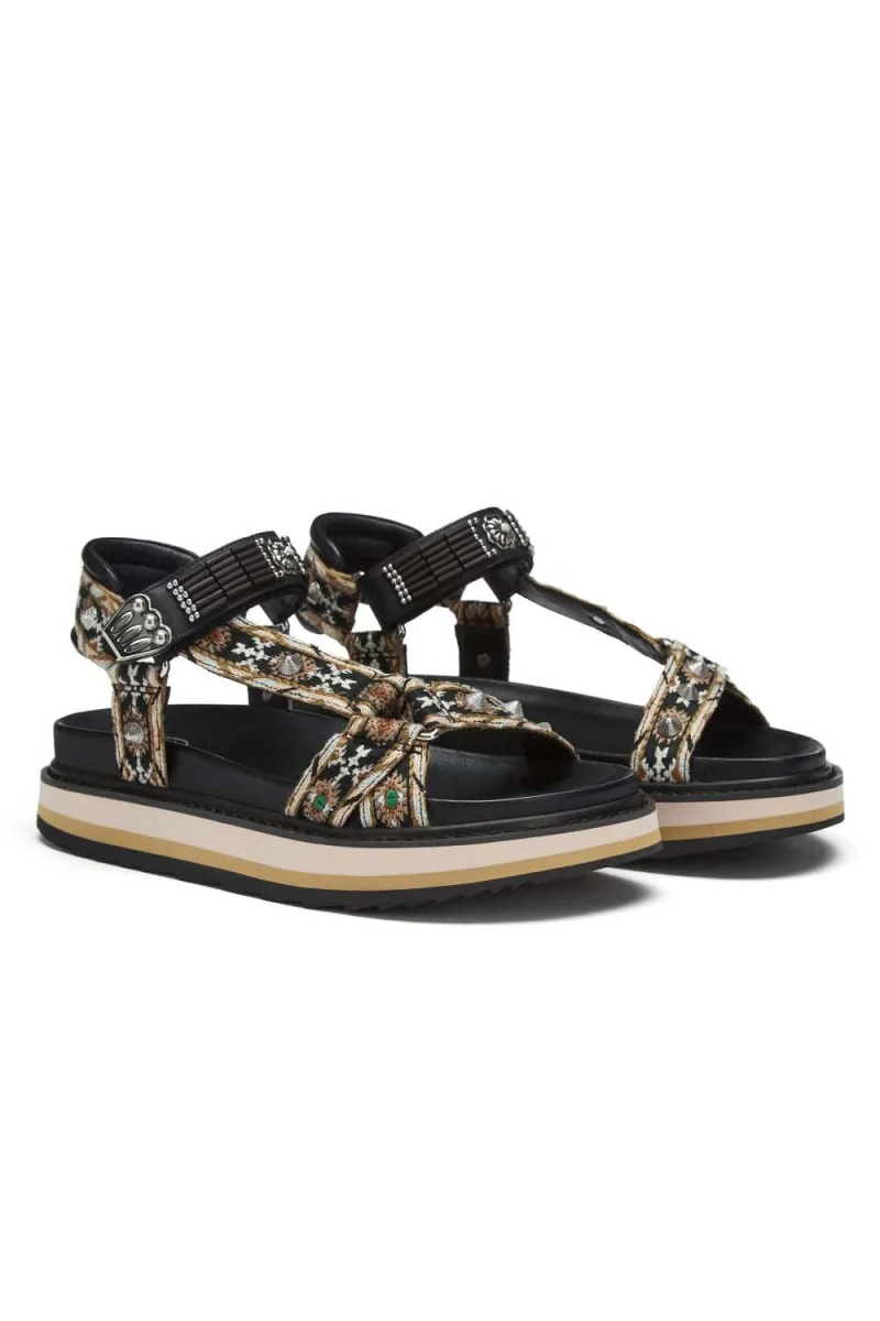 Сандали Ash Ugo Bis Combo A SS23M137024001 black&nude/black — снимка 2