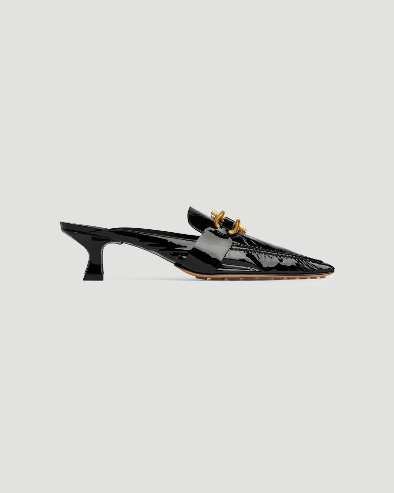 Madame Mule in Black Patent Leather