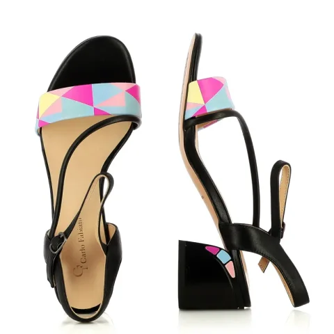 Дамски Сандали На Ток CARLO FABIANI – 3L611 BLACK — снимка 5