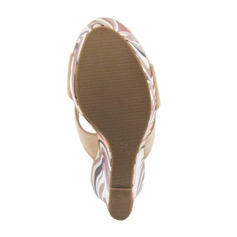Дамски Чехли На Платформа SERGIO TODZI – NA53 BEIGE — снимка 4