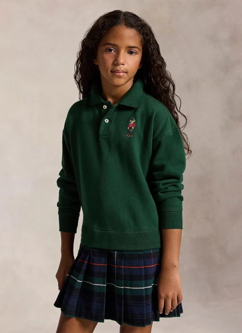 Рокля с бродерия '2 in 1' Ralph Lauren Kids 7-14 — снимка 2