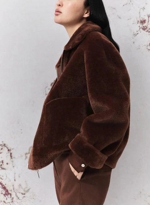 Яке от еко косъм 'Cocoon fit' Marella Mllnuvole
