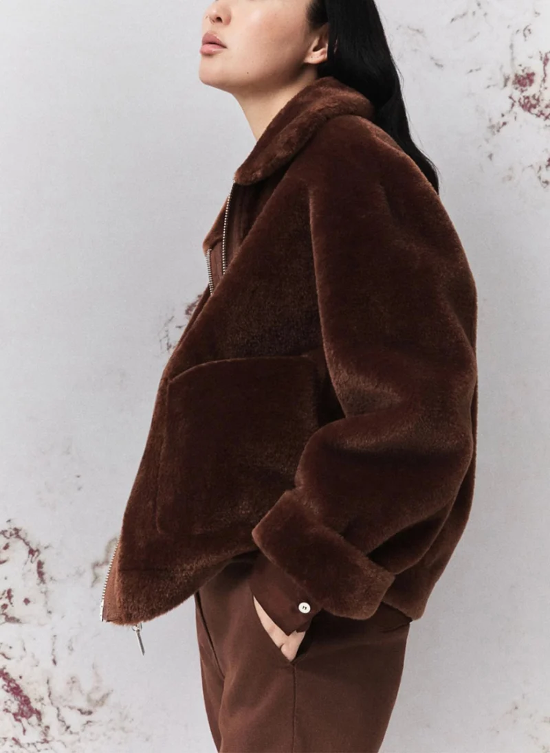 Яке от еко косъм 'Cocoon fit' Marella Mllnuvole