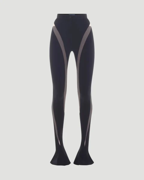Illusion Trousers in Black