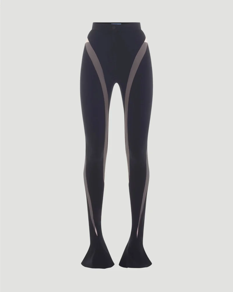 Illusion Trousers in Black