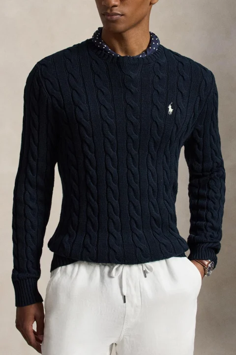 Плетено 5/1 Roving Cotton-Lsl-Plo 710775885555 410 navy — снимка 2