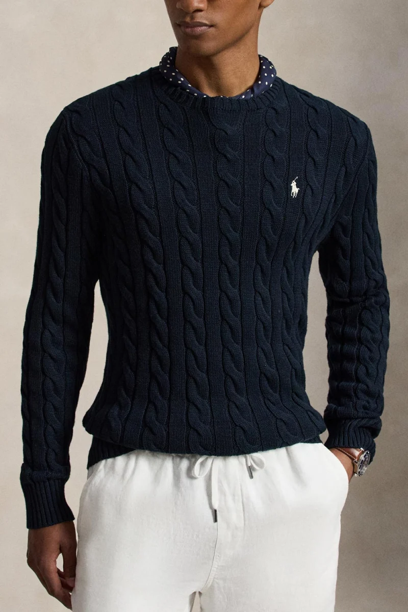 Плетено 5/1 Roving Cotton-Lsl-Plo 710775885555 410 navy — снимка 2