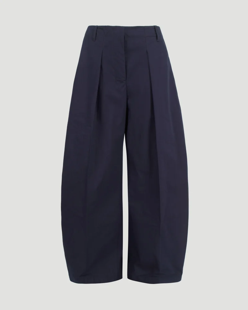 The Wide Ovalo Pants in Navy