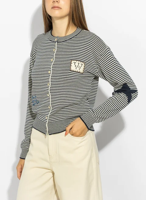 Жилетка с бродерия Weekend Max Mara Wkdteiera — снимка 2