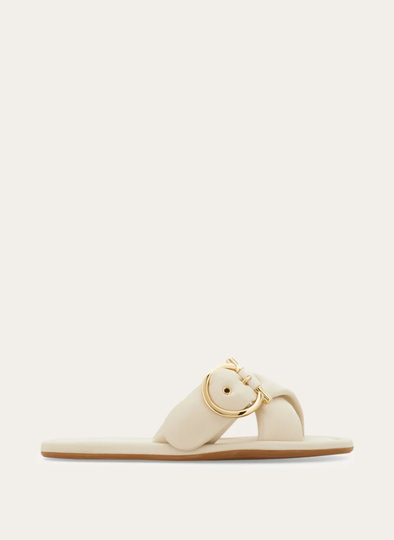 Чехли от естествена кожа Ferragamo