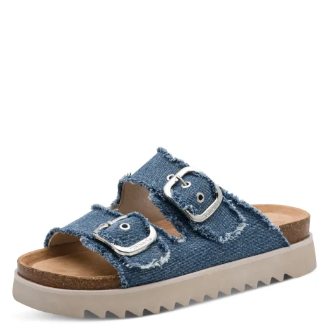 Дамски Чехли Комфорт TAMARIS – 1-27514-46-802 DENIM — снимка 3