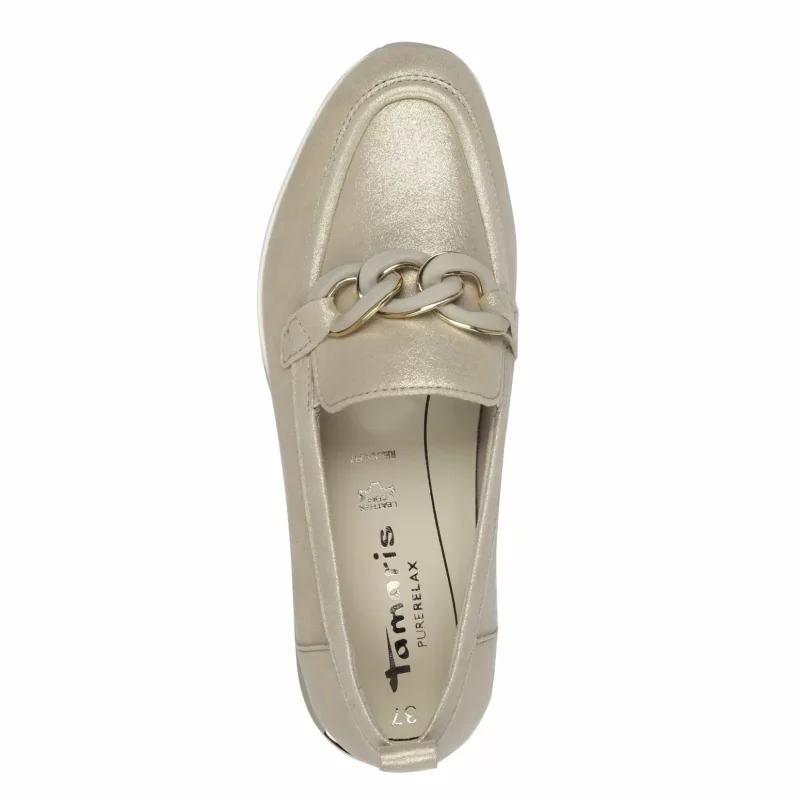 Дамски Мокасини TAMARIS – 1-24711-42-179 CHAMPAGNE — снимка 5