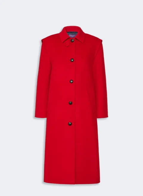 Дълго палто от вълна Weekend Max Mara Wksgessati