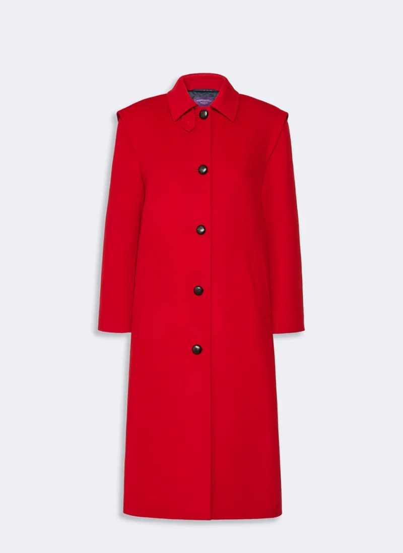 Дълго палто от вълна Weekend Max Mara Wksgessati
