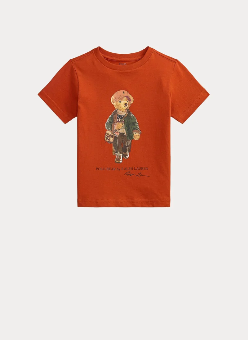 Тишърт с принт 'Polo Bear' Ralph Lauren Kids 2-7